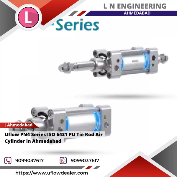 Uflow PN4 Series ISO 6431 PU Tie Rod Air Cylinder In Ahmedabad