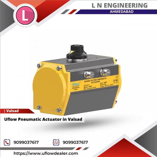 Uflow Pneumatic Actuator In Valsad