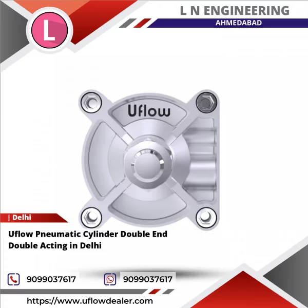 Uflow Pneumatic Cylinder Double End Double Acting In Delhi