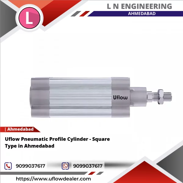 Uflow Pneumatic Profile Cylinder - Square Type In Ahmedabad