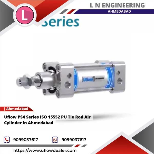 Uflow PS4 Series ISO 15552 PU Tie Rod Air Cylinder In Ahmedabad