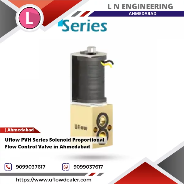 Uflow PVH Series Solenoid Proportional Flow Control Valve In Ahmedabad