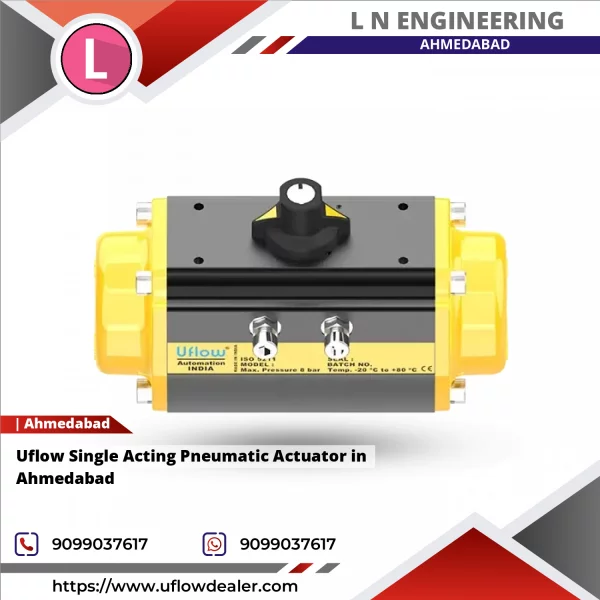 Uflow Single Acting Pneumatic Actuator In Ahmedabad