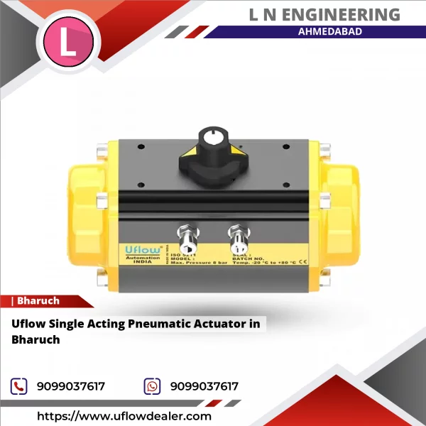 Uflow Single Acting Pneumatic Actuator In Bharuch