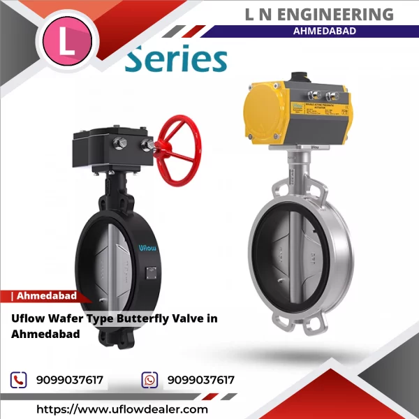 Uflow Wafer Type Butterfly Valve In Ahmedabad