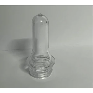 Image Showing Clear Plastic CSD Preforms Stacked Ready For Packing