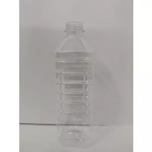 Clear Plastic Water Bottle Showing Durable Design