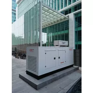 250 KVA Kirloskar Silent Diesel Generator Set Installed At An Industrial Site