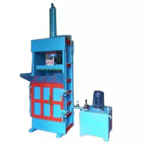 Plastic Bottle Baling Press Machine Compact Design Showing Hydraulic Components