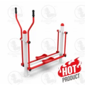 Outdoor Gym Equipment Installed In A Public Park Showing Various Fitness Machines