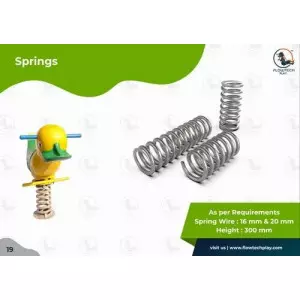 Taper Compression Spring Made Of Steel Wire Showing Conical Coil Shape