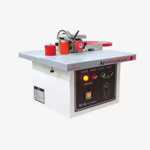 Portable Edge Bander Machine In Operation At Workshop