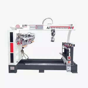 Two Head Multi Boring Machine Used For Drilling Multiple Holes Simultaneously In Wood Panels