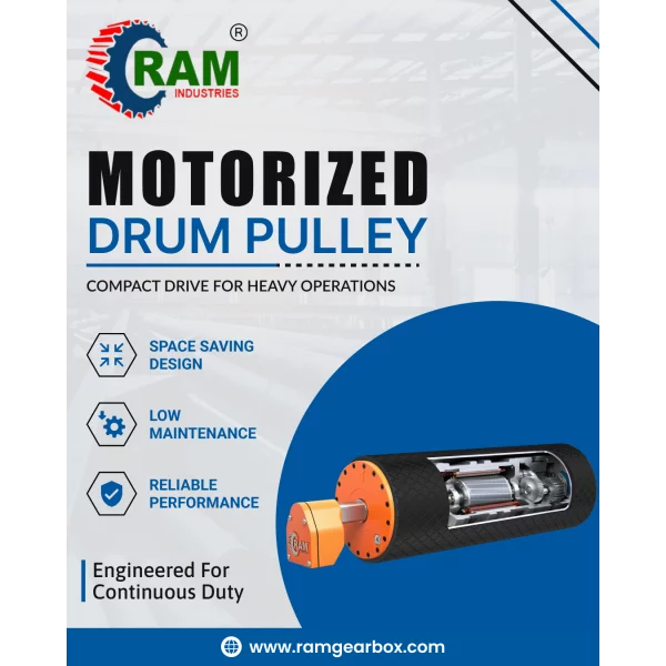 Motorized Drum Pulley