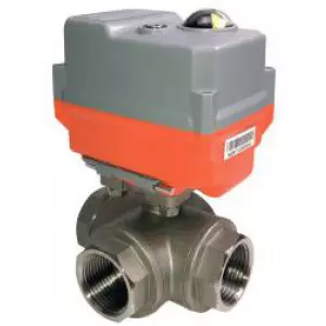 Ball Valve 3-4 Way Electrical Actuator