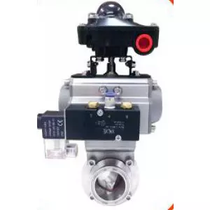 Pneumatic Actuator Operated Butterfly Valve