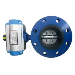 Pneumatic Actuator Operated Butterfly Valve