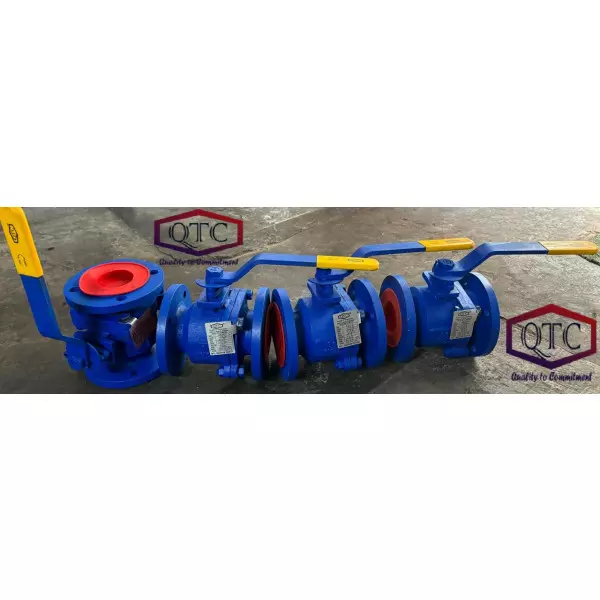 QTC Make 2 PC Design WCB Ball Valve F/E