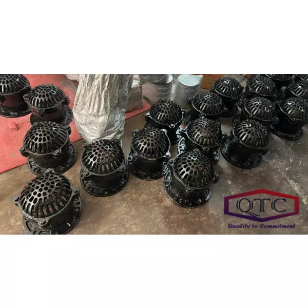 QTC Make CI Foot Valve Leather Flapper F/E IS1538 Drilling