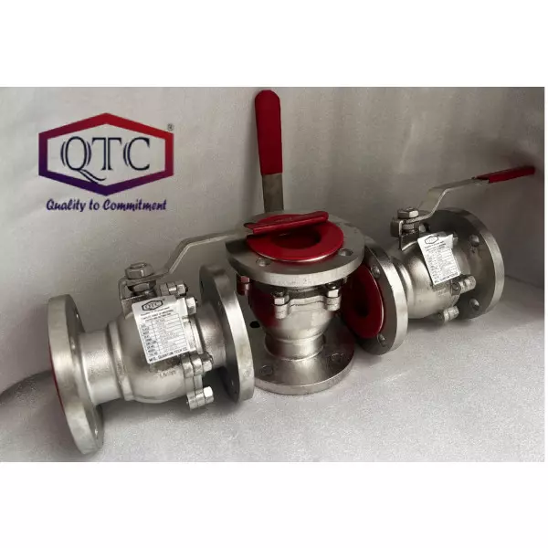 QTC Make CN7M Alloy 20 Ball Valve F/E