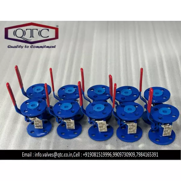 QTC Make Knife Edge Gate Valve LUG Type Manual