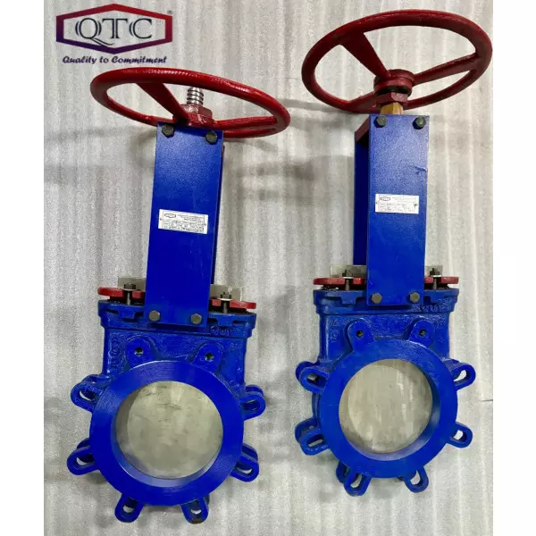 QTC Make Knife Edge Gate Valve LUG Type Manuals