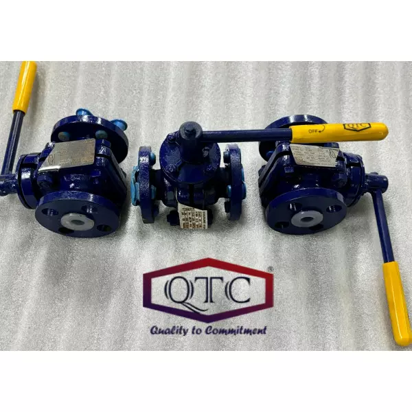 QTC MAKE TEFLON LINING BALL VALVE F/E 150#