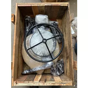 WAFER TYPE BUTTERFLY VALV CAST IRON BODY WITH RUBBER MOULDING SEAT & LEVER OPERATED - PN 10