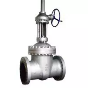 Gate Valve Showing Flanged End Connection Made From Stainless Steel