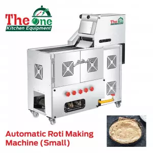 Automatic Roti Making Machine Working In A Busy Commercial Kitchen
