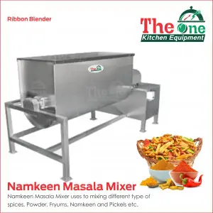 Namkeen Masala Mixer Machine Used For Blending Spices In Commercial Kitchens