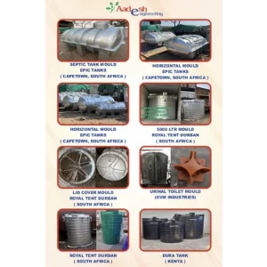 Toilet Rotational Moulding Machine In Operation At Manufacturing Site