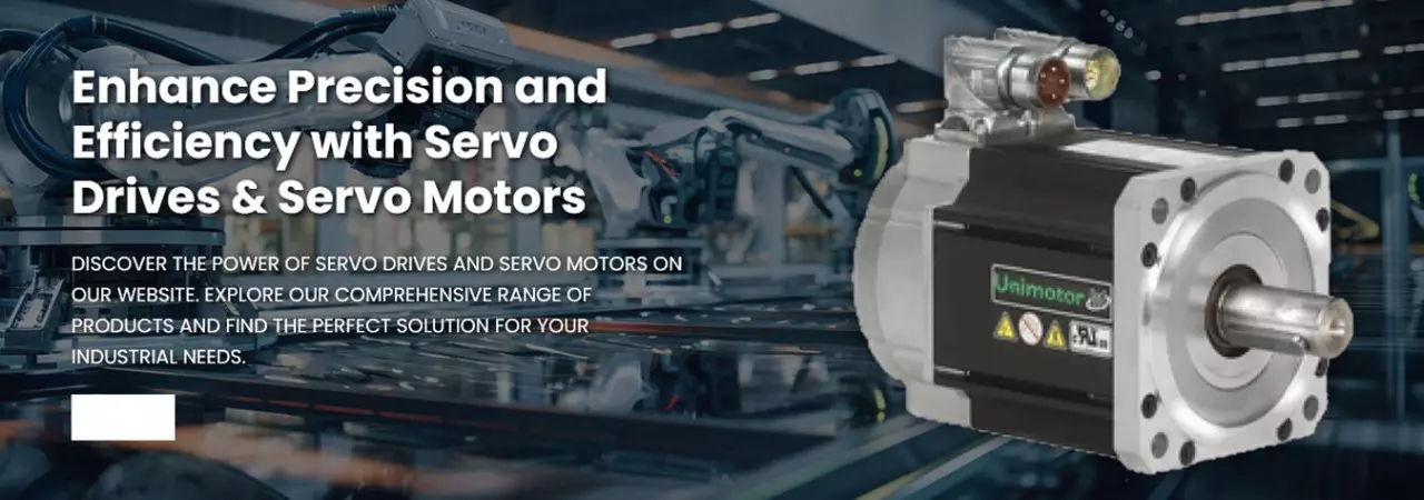 Servo Drives & Motors: High-performance motor control system for precise and efficient motion control.