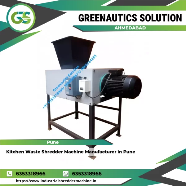 Kitchen Waste Shredder Machine Processing Vegetable Scraps