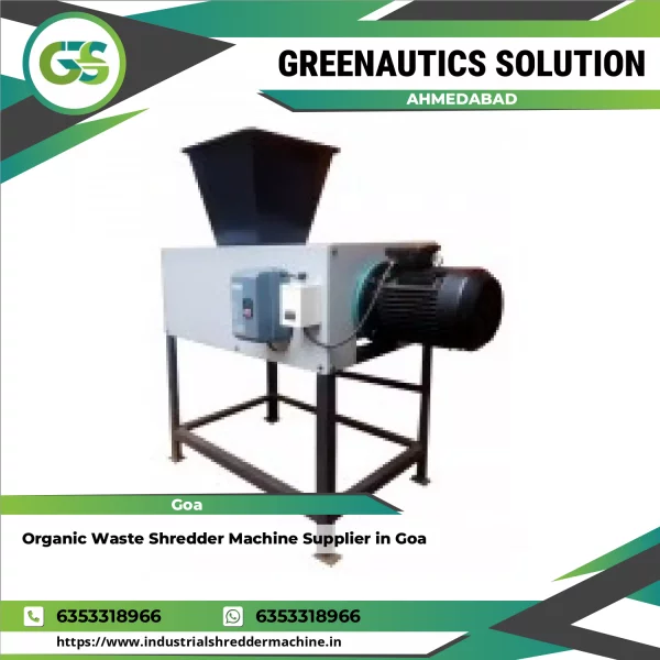 Industrial Organic Waste Shredder Machine Processing Garden And Kitchen Waste
