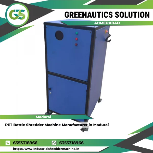 PET Bottle Shredder Machine Processing Plastic Bottles