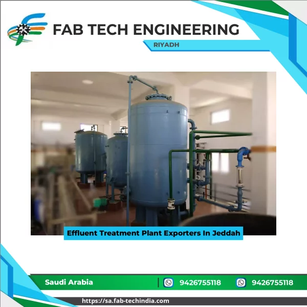 Effluent Treatment Plant Exporters In Jeddah