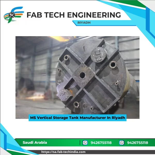 MS Vertical Storage Tank Manufacturer In Riyadh