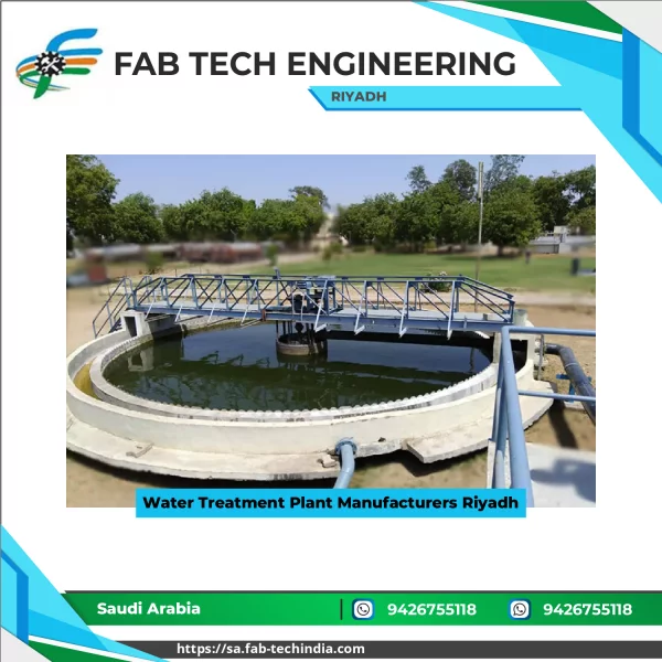 Water Treatment Plant Manufacturers Riyadh