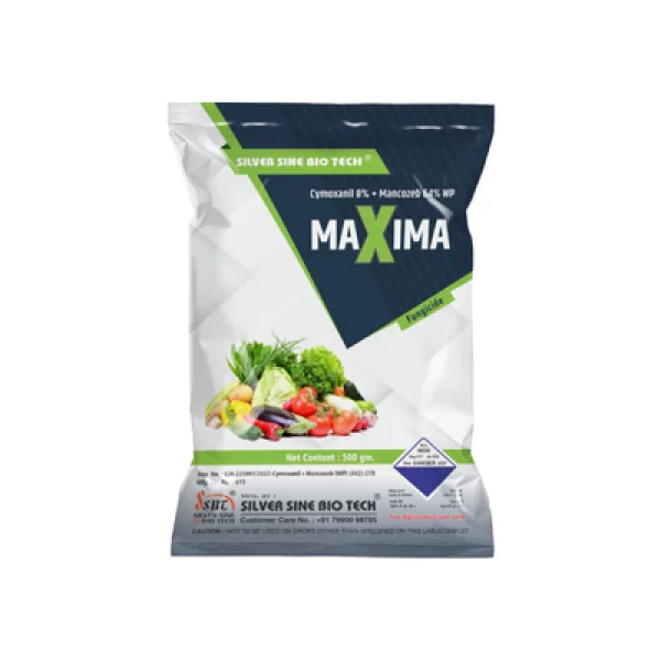 Cymoxanil 8% + Mancozeb 64% WP – Dual Action Fungicide For Effective Disease Control In Potato, Grapes & Vegetables
