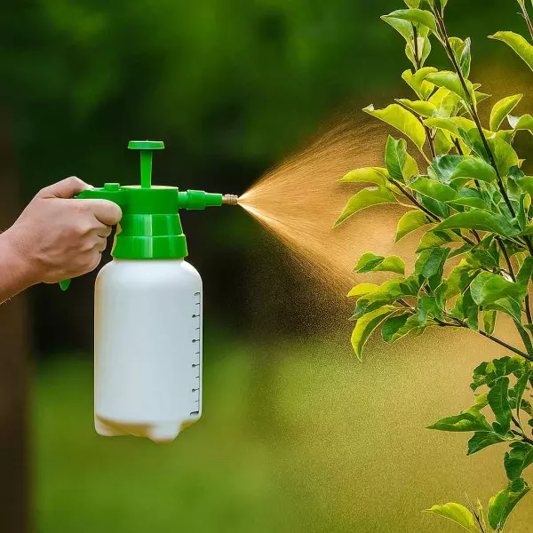 Container Of Glyphosate 41 SL Herbicide Placed In Agricultural Field Setting