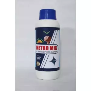 Container Of Metro Mix Agrochemical Solution Showing Thick Consistency