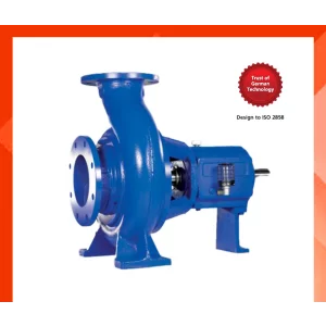 Industrial Process Pump System Installed At Factory Site
