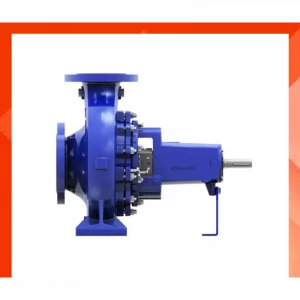 Waste Water Centrifugal Pump Installed In An Industrial Site