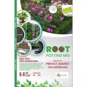 Close-up Of Rich Potting Mix With Organic Components Ready For Planting