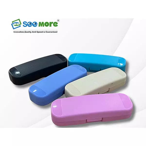 Variety Of Durable Spectacle Cases Arranged On A Table