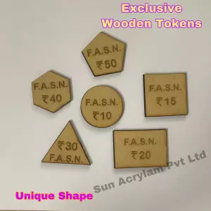 Wooden Tokens