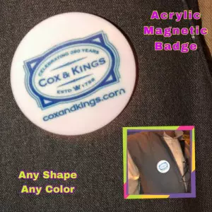 Pocket Name Badge Made Of Plastic With Clip Attachment