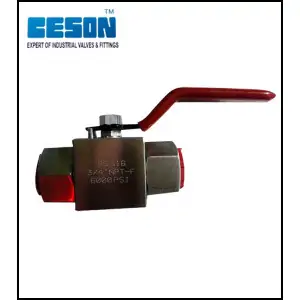 Industrial High Pressure Ball Valve Made Of Steel With Flanged Ends