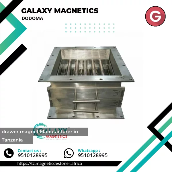 Industrial Drawer Magnet Installed In Bulk Material Chute